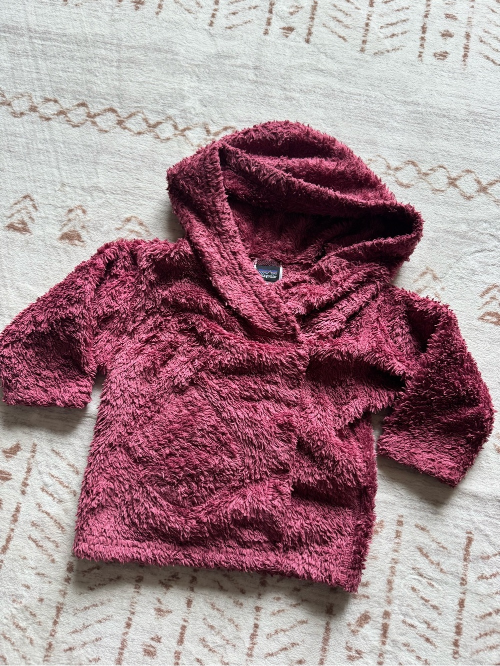 Patagonia Fleece Jacket 12 Months Burgundy